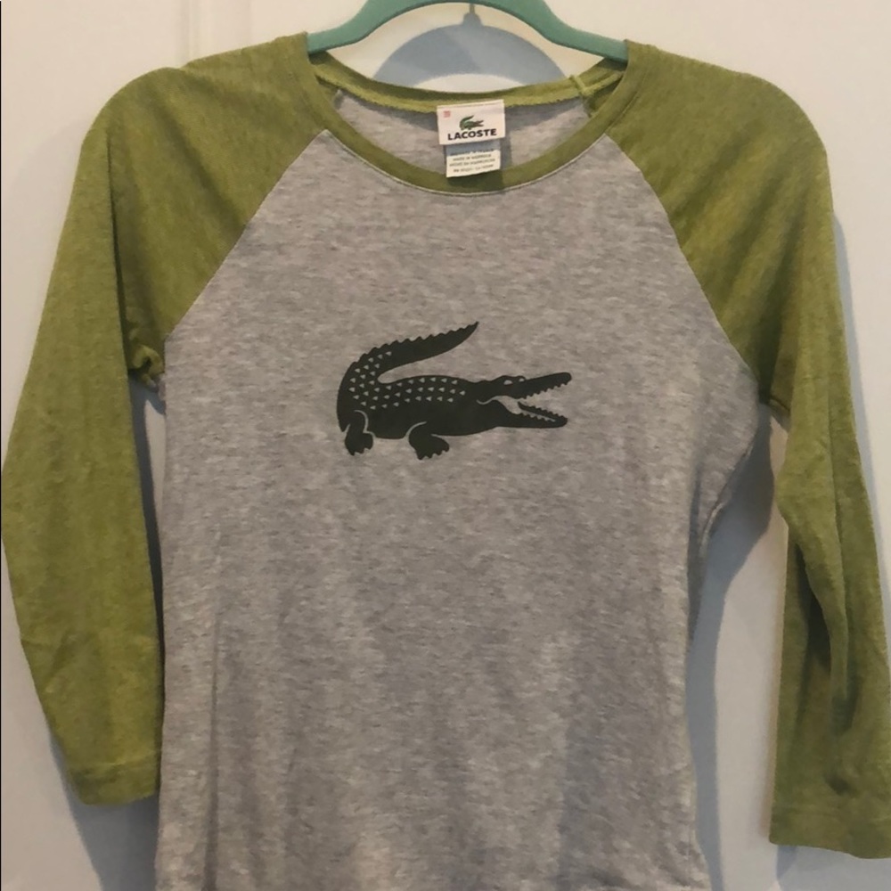 Lacoste baseball style T-shirt size 38